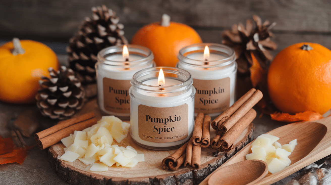 pumpkin spice candles