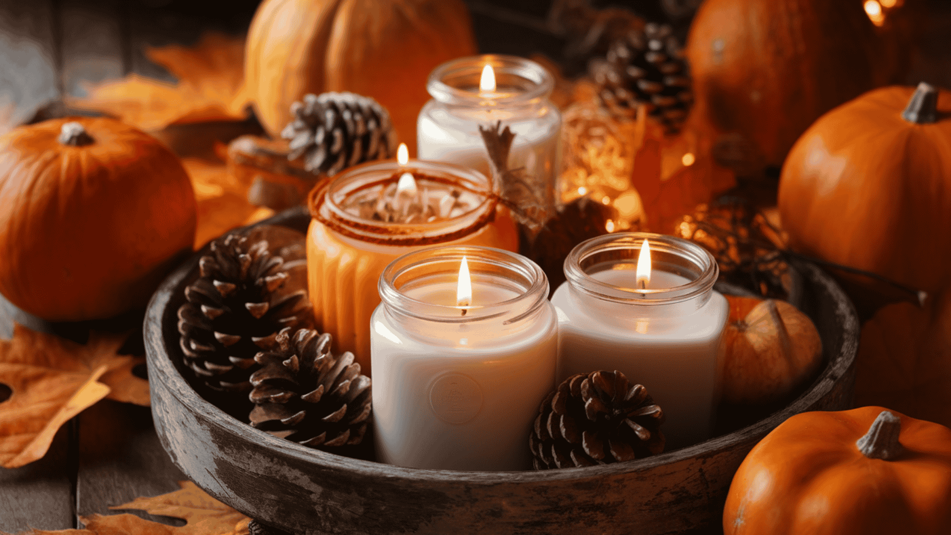 scented fall candles