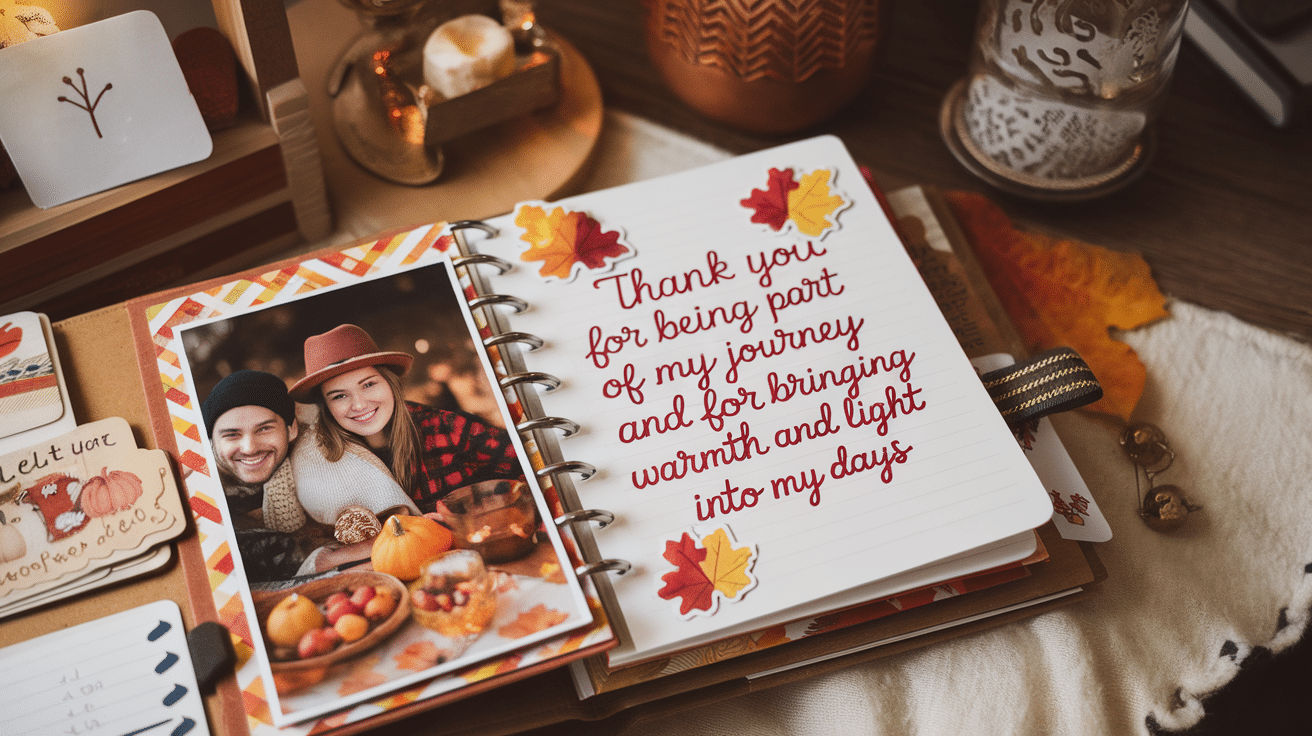 thanksgiving memory scrapbook