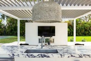 Motorized Louvered Pergola