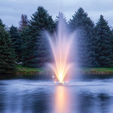 Choosing the Best Pond Fountains With Lights for Your Backyard