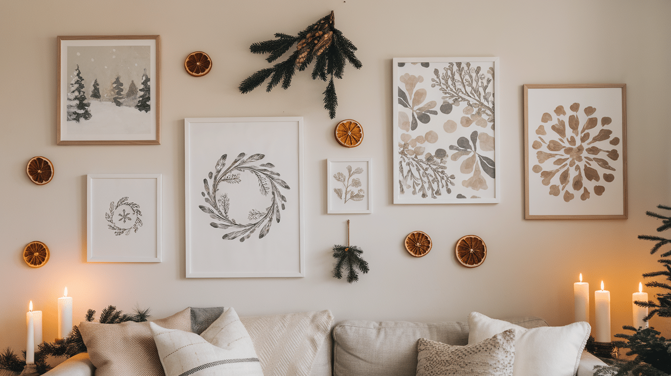 Simple DIY Christmas Wall Art