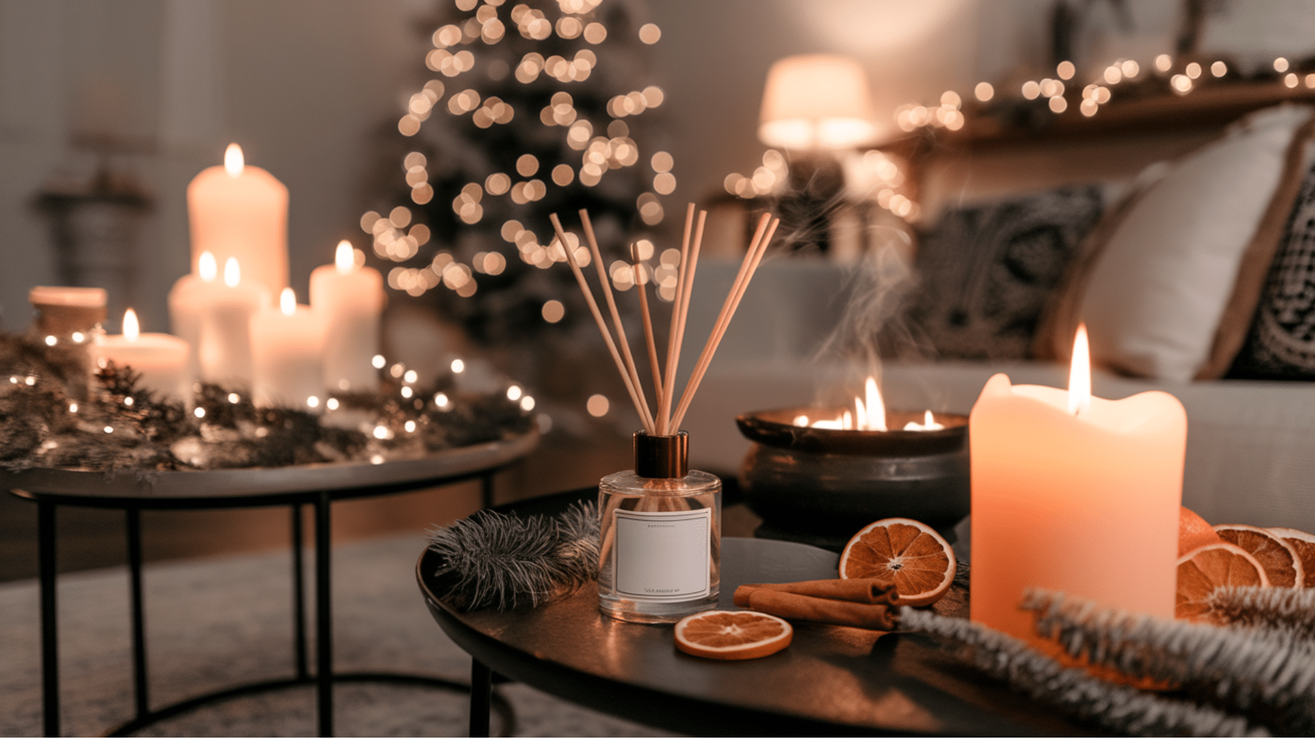 Seasonal Scents with Candles or Diffusers