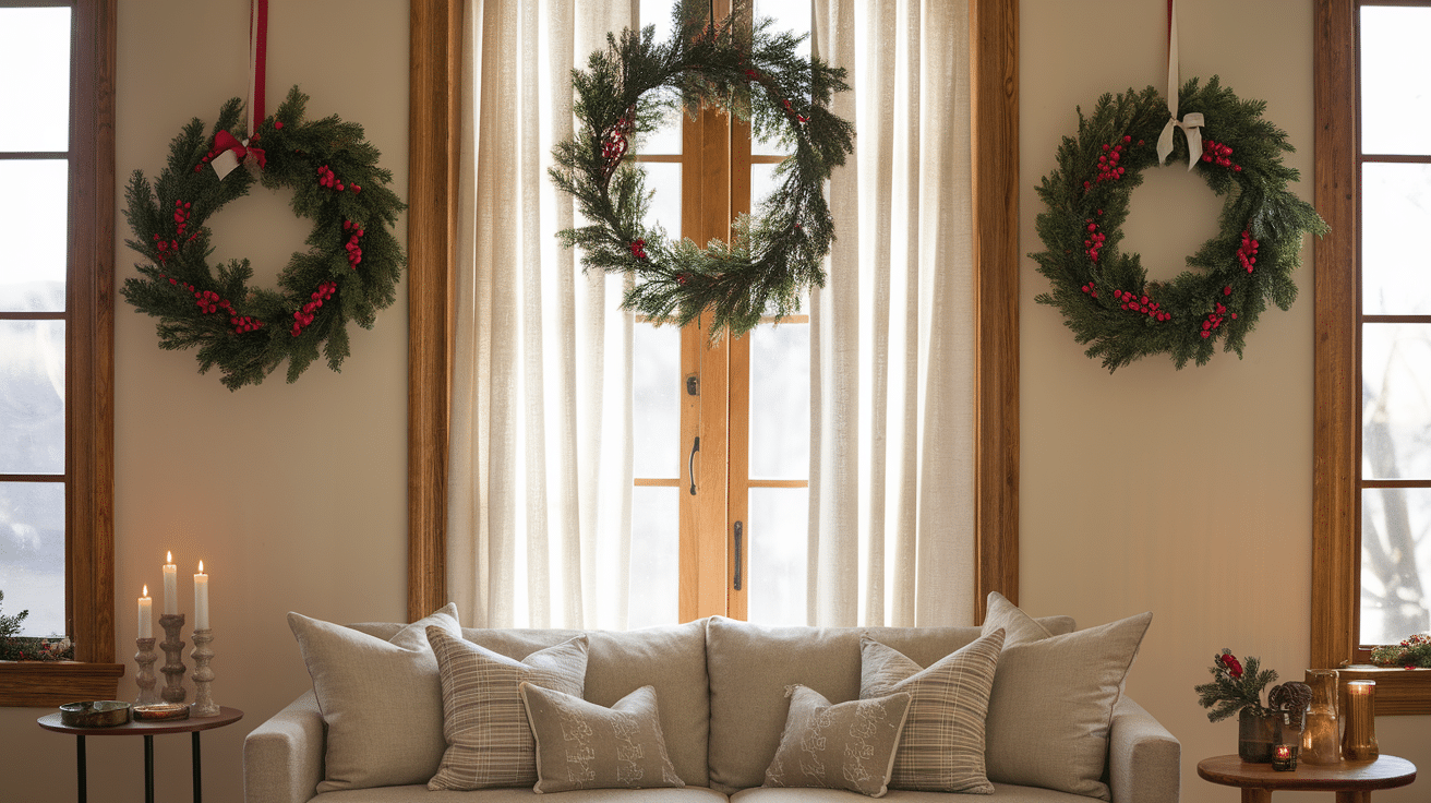 Wreaths as Wall or Window Decor