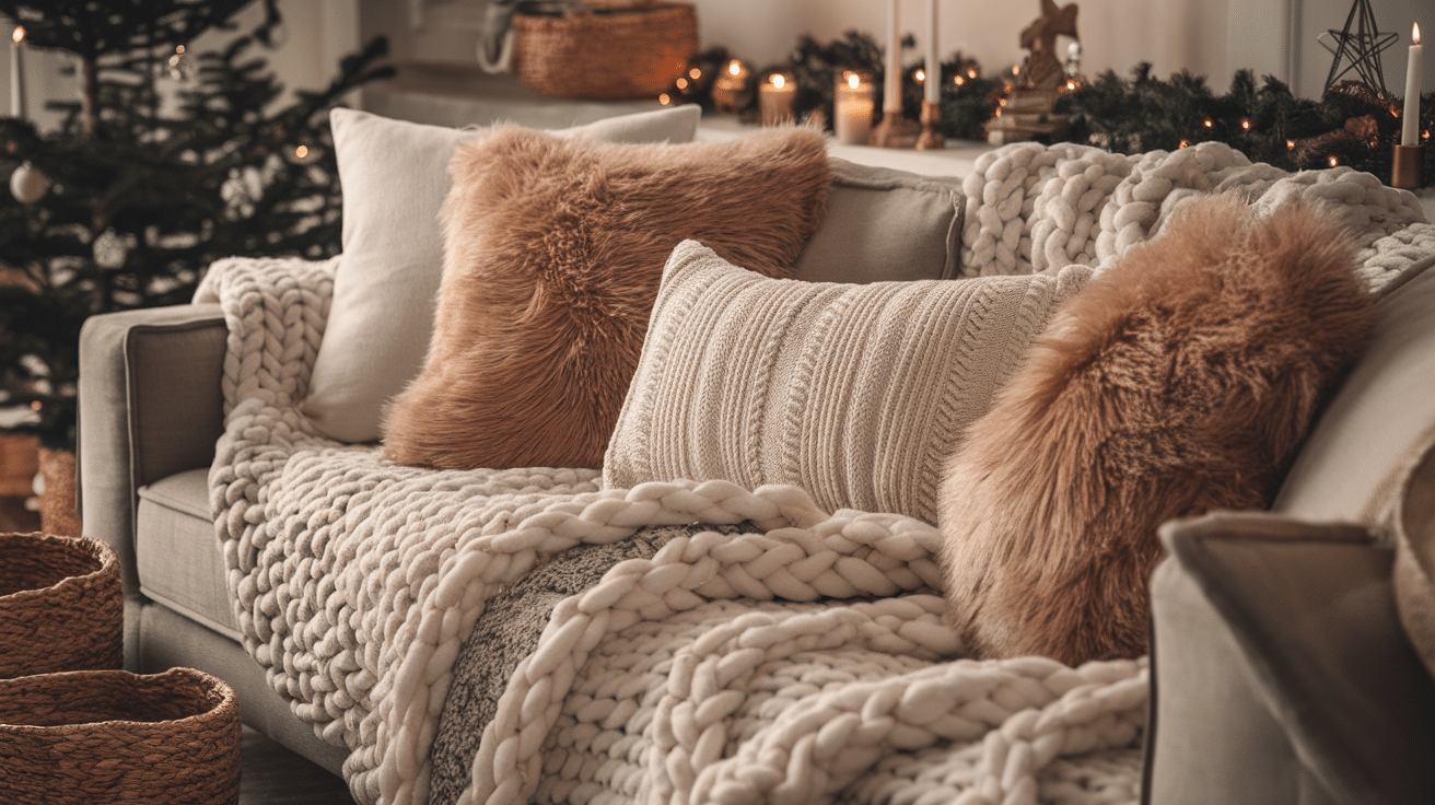 Mix of Textures with Knits and Faux Fur