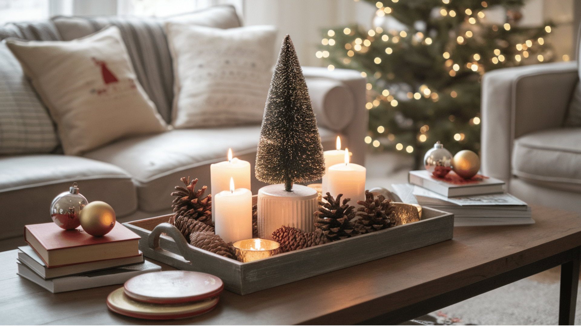 Christmas Coffee Table Styling