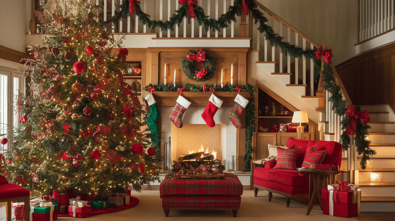 5. Classic Red and Green