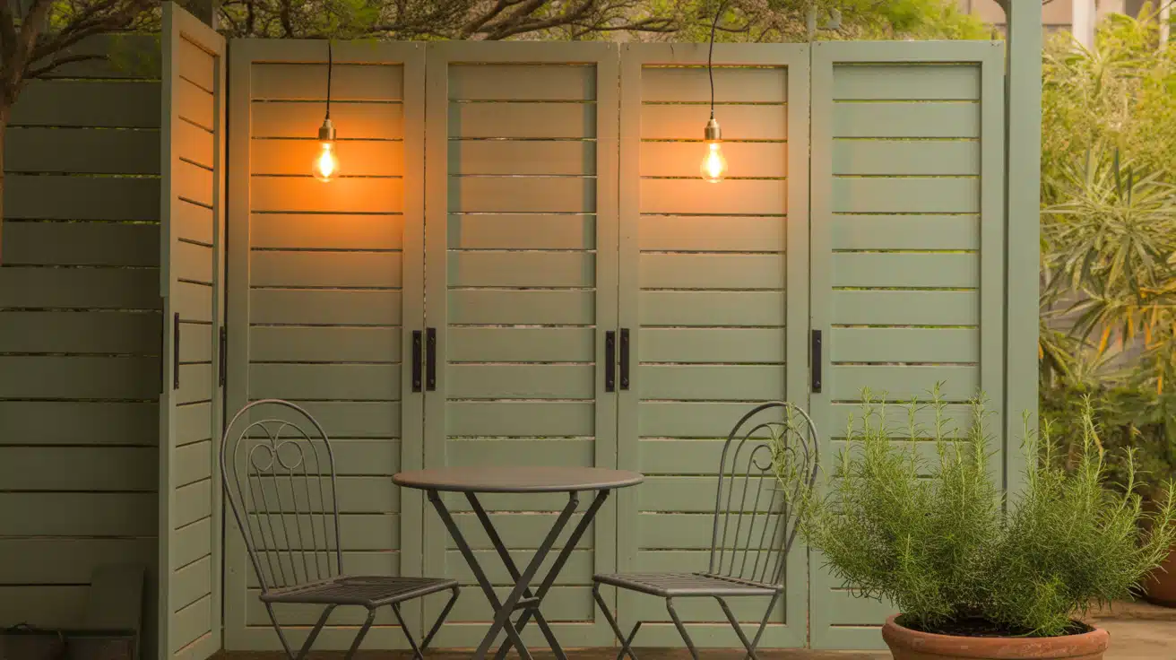 Barn Door Privacy Screen
