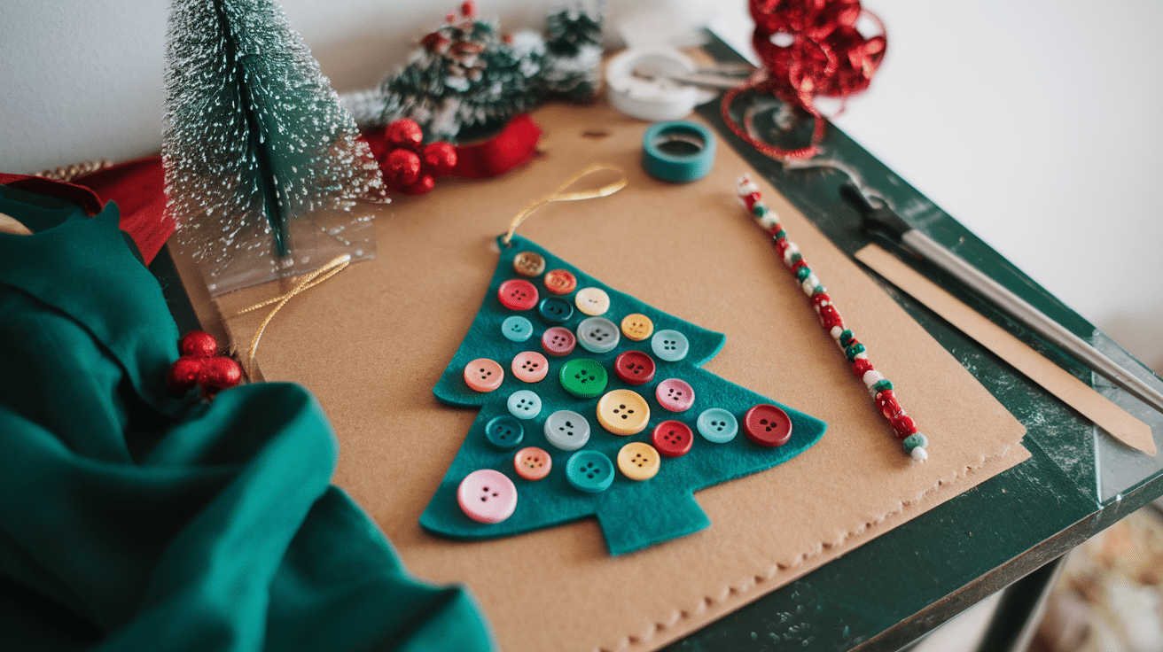 Button Tree Decorations