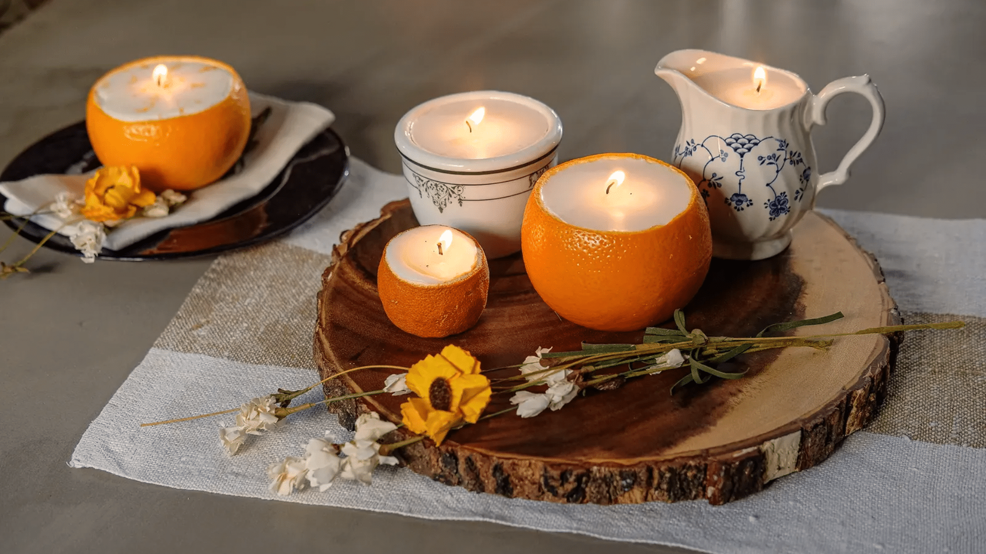 Cozy Homemade Candles