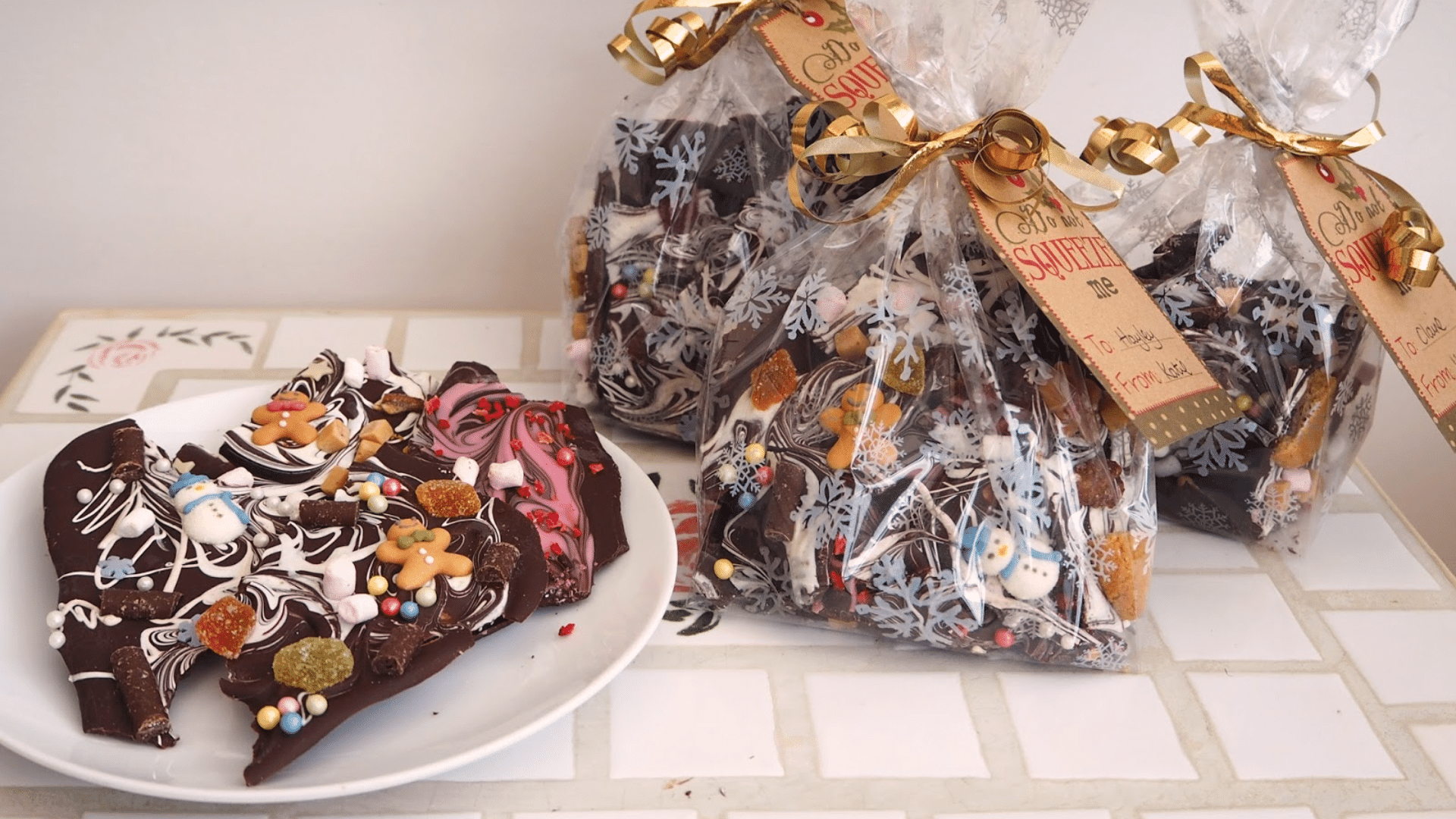 DIY Chocolate Bark or Fudge Boxes