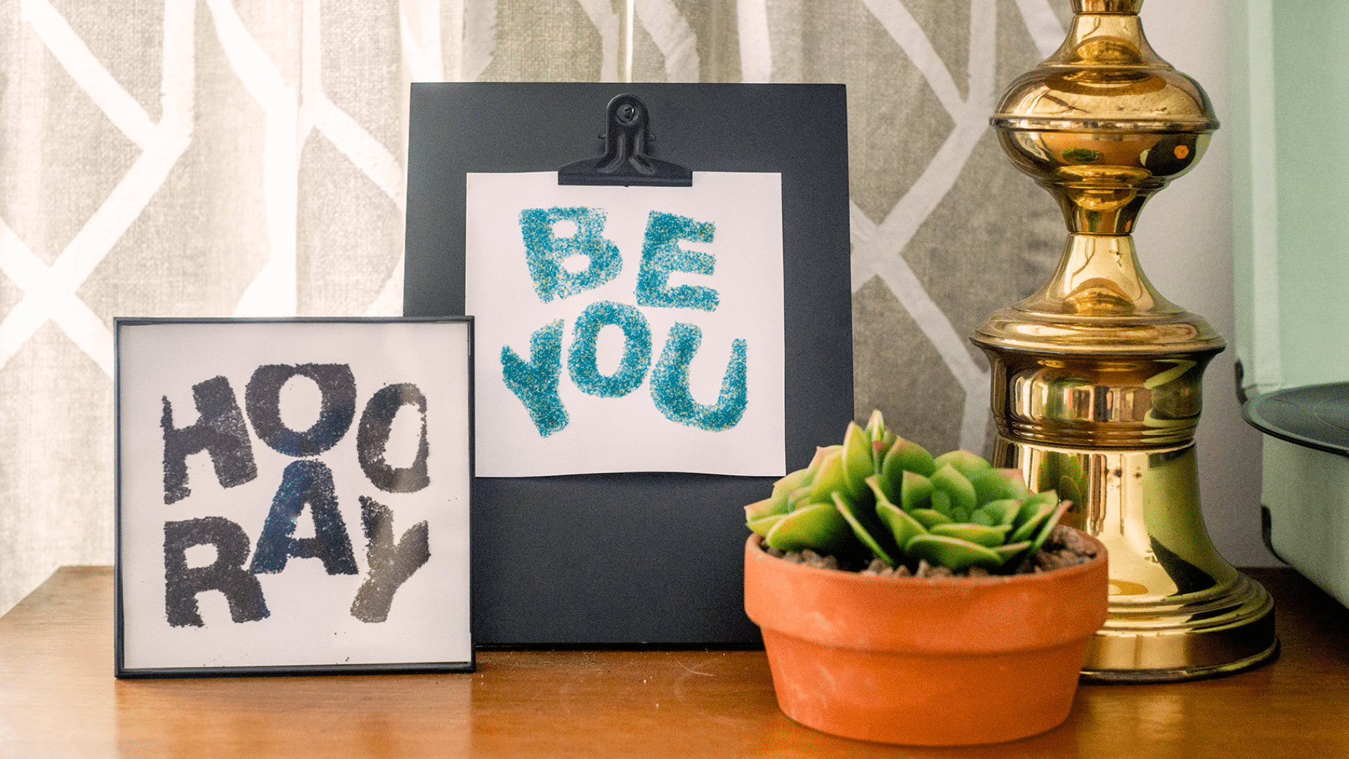 DIY Framed Quote Art