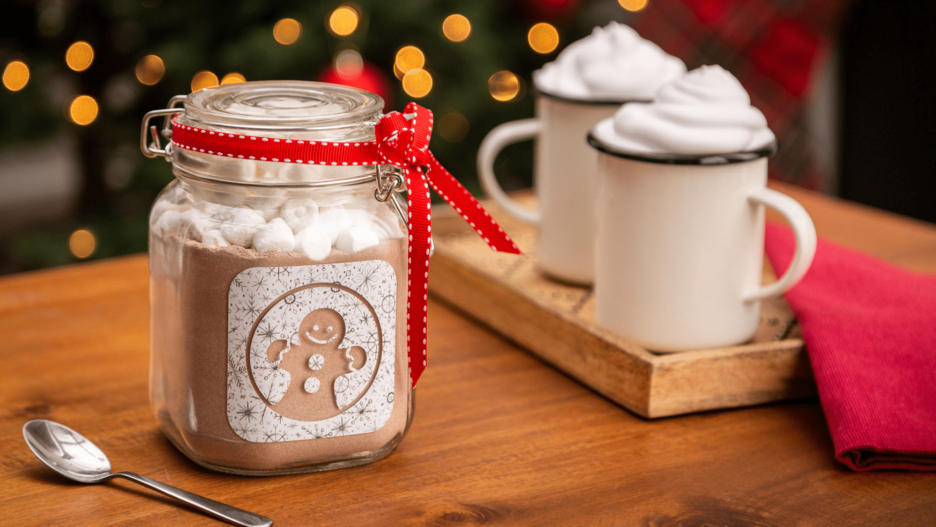 DIY Hot Cocoa or Cookie Mix In a Jar
