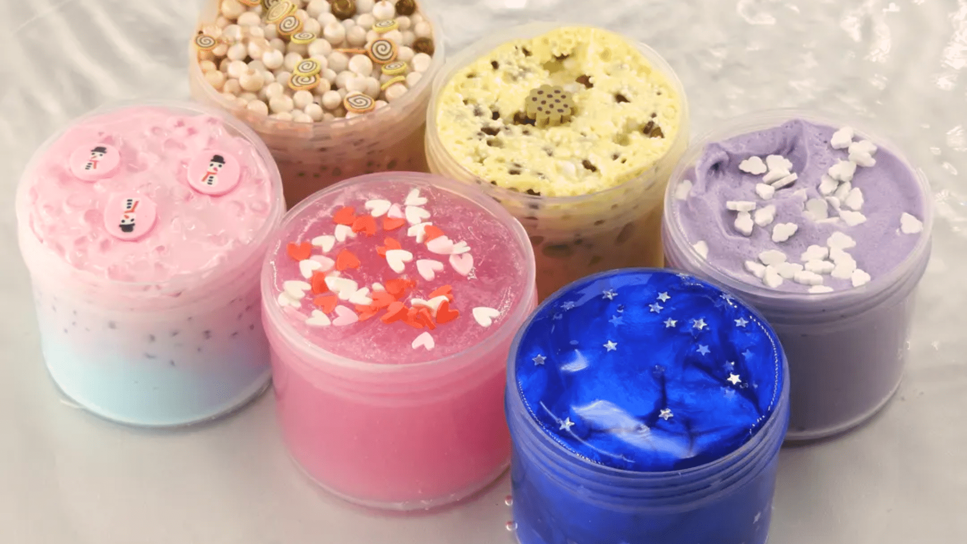 DIY Slime in Cute Containers