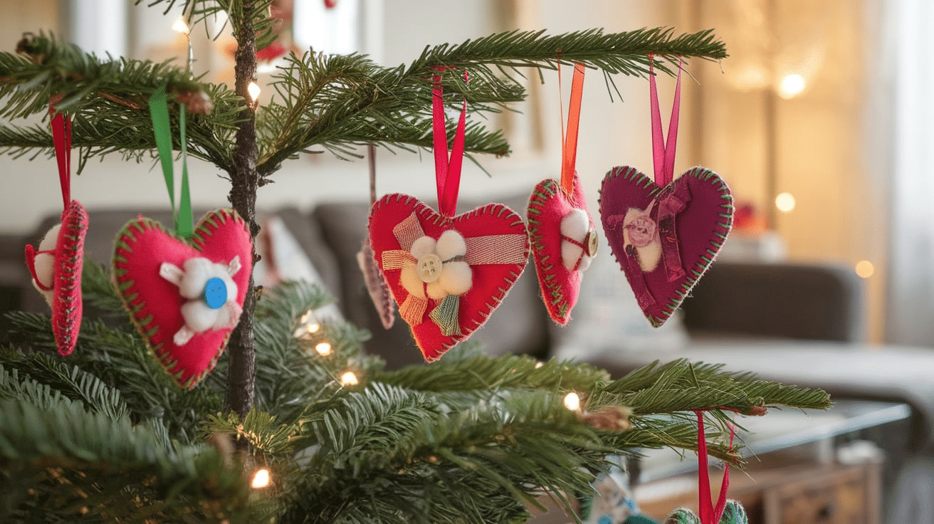 Fabric Scrap Ornaments