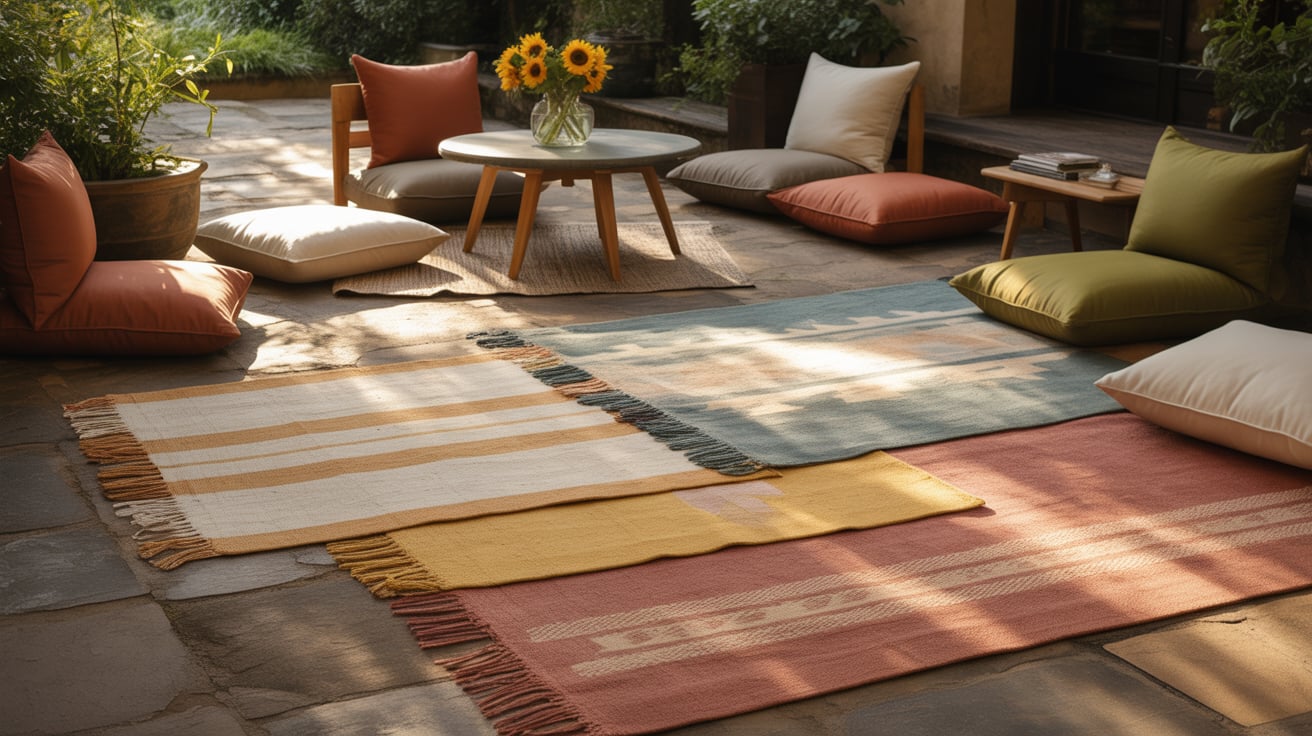Layered Rug Lounge
