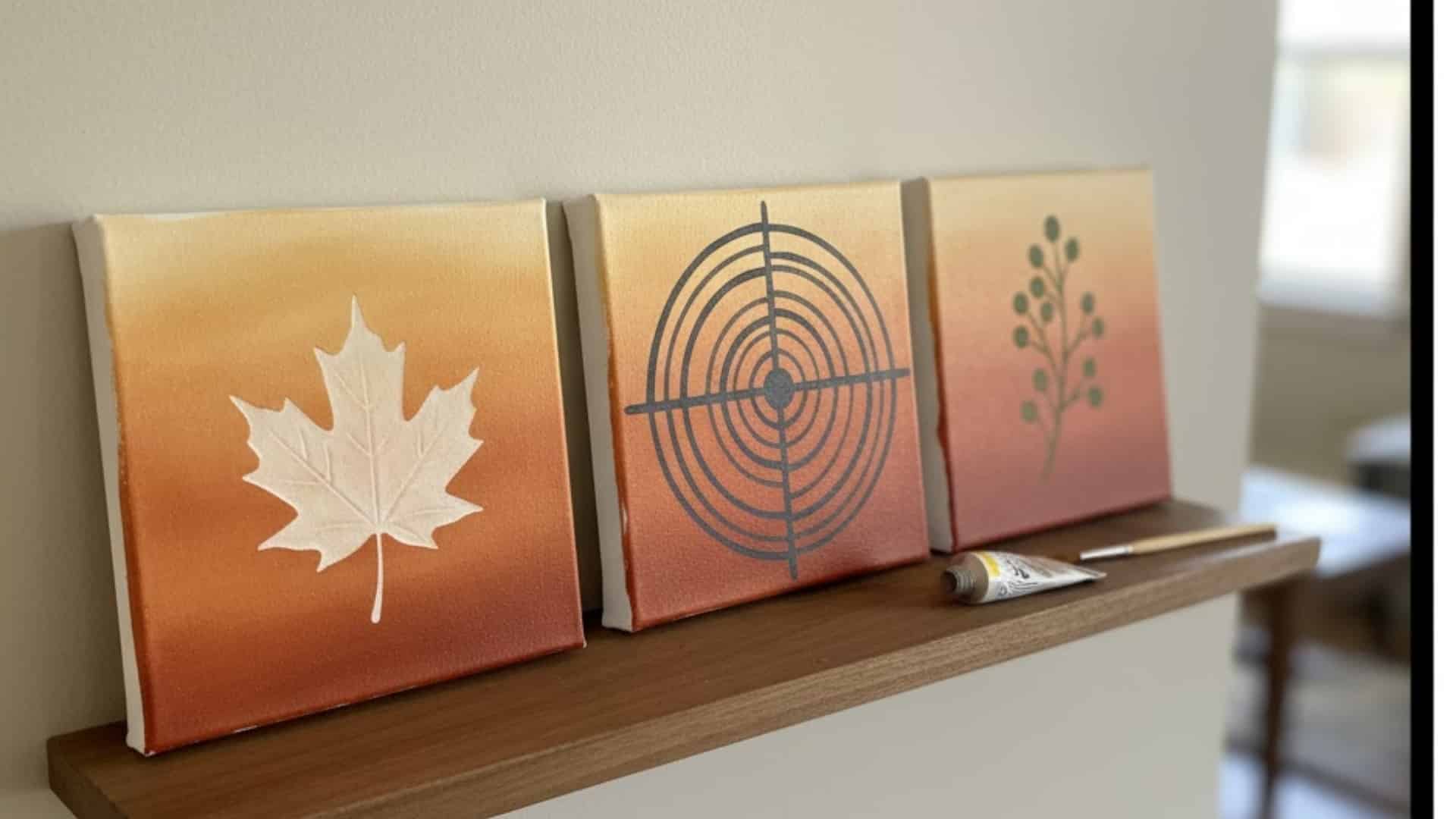 Mini Canvas Thankful Wall Art