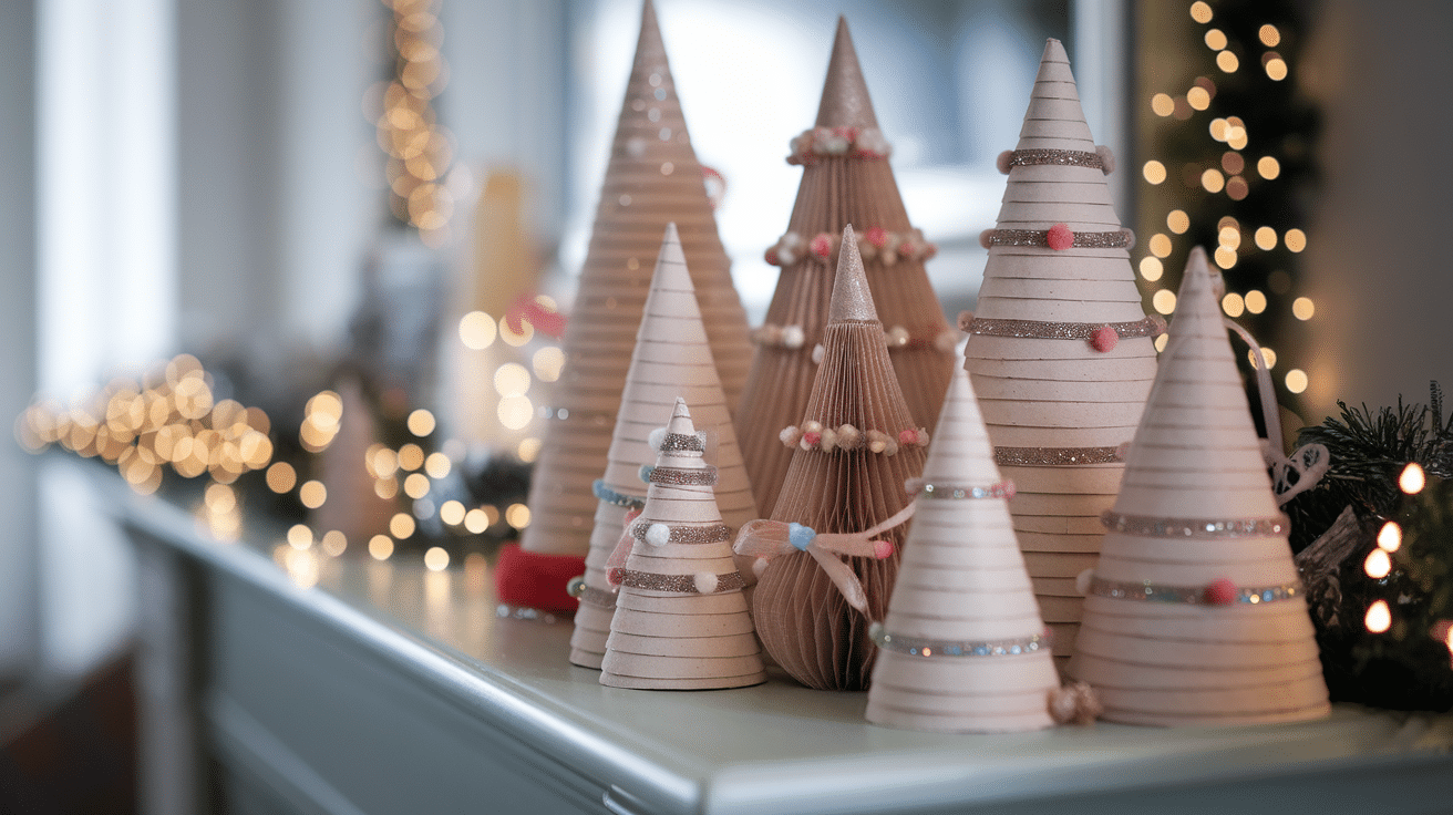 Paper Cone Christmas Trees
