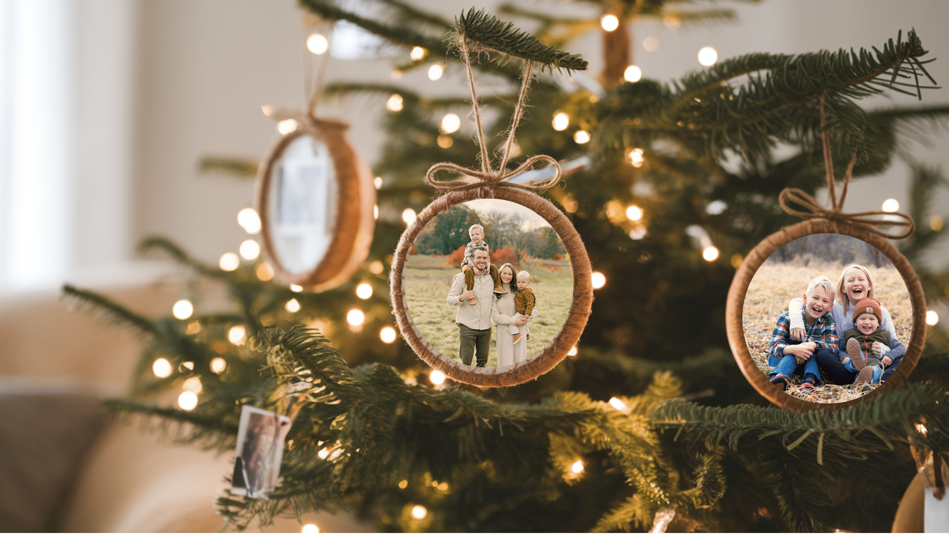 Recycled Jar Lid Photo Frames