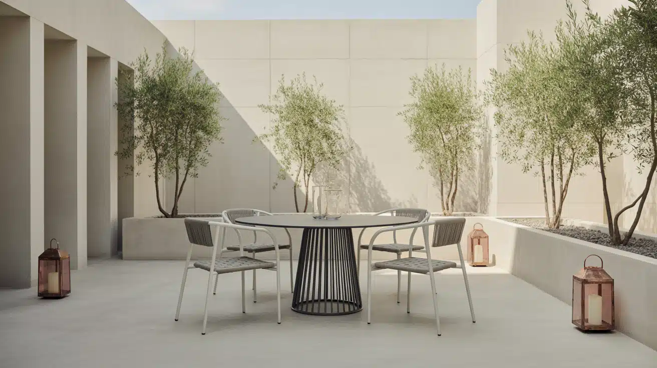 Sleek Concrete Oasis