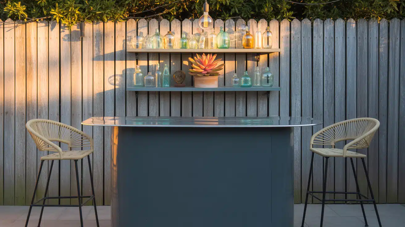 Streamlined Outdoor Bar