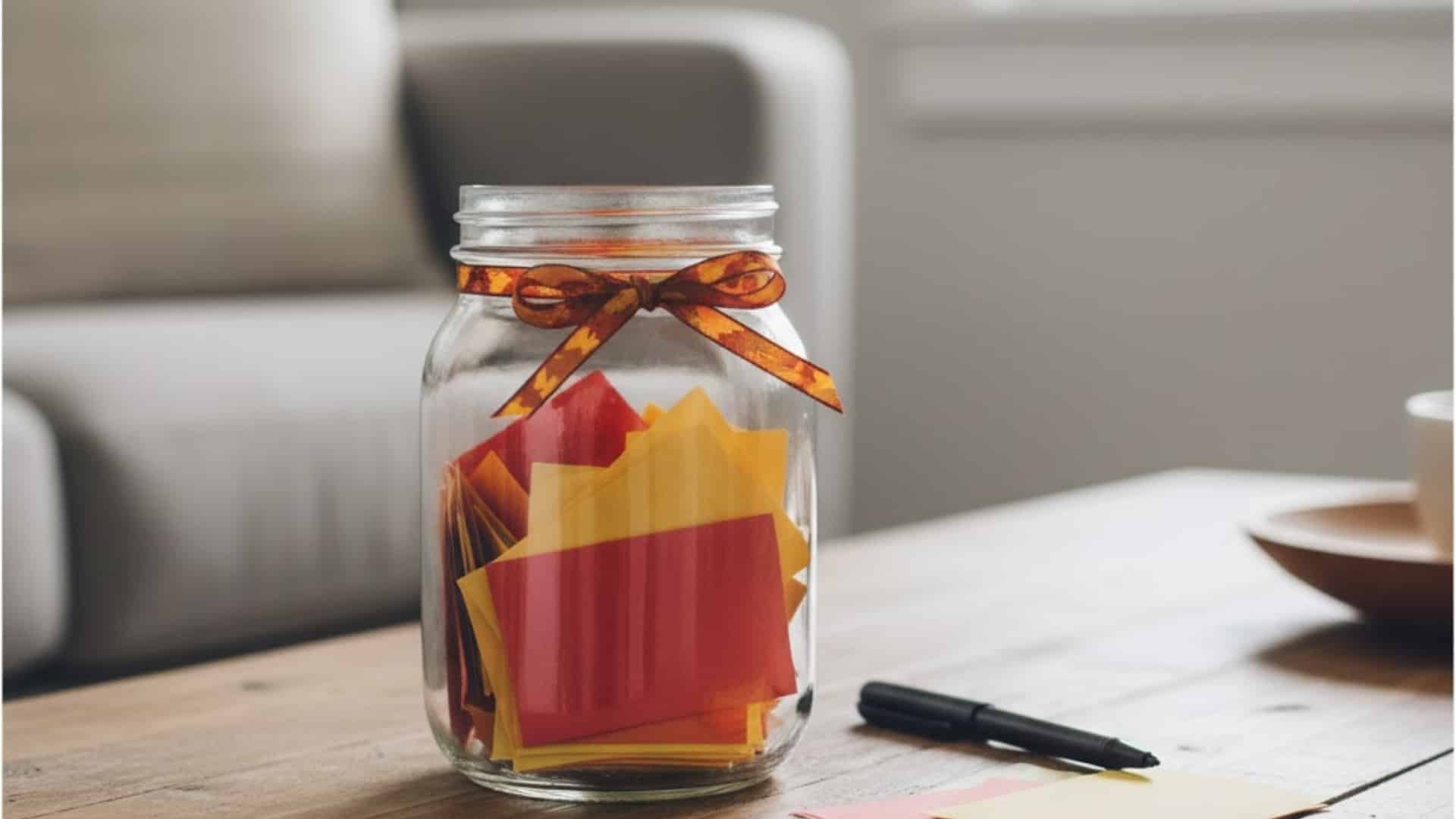 Thanksgiving Gratitude Jar