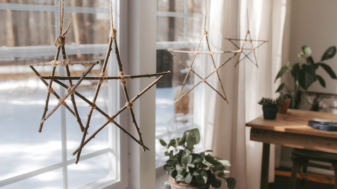 Twig Christmas Stars