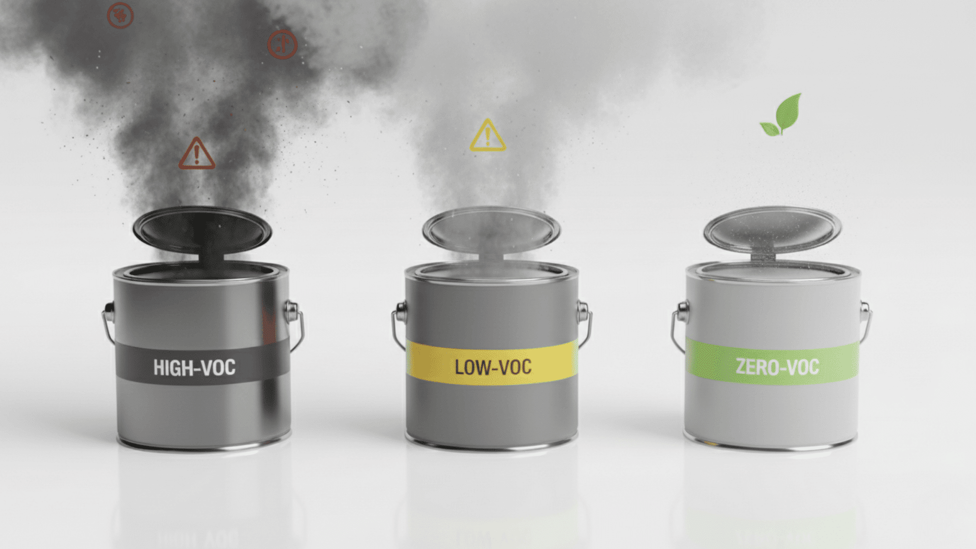 VOC Paint vs Low VOC Paint vs Zero VOC Paint