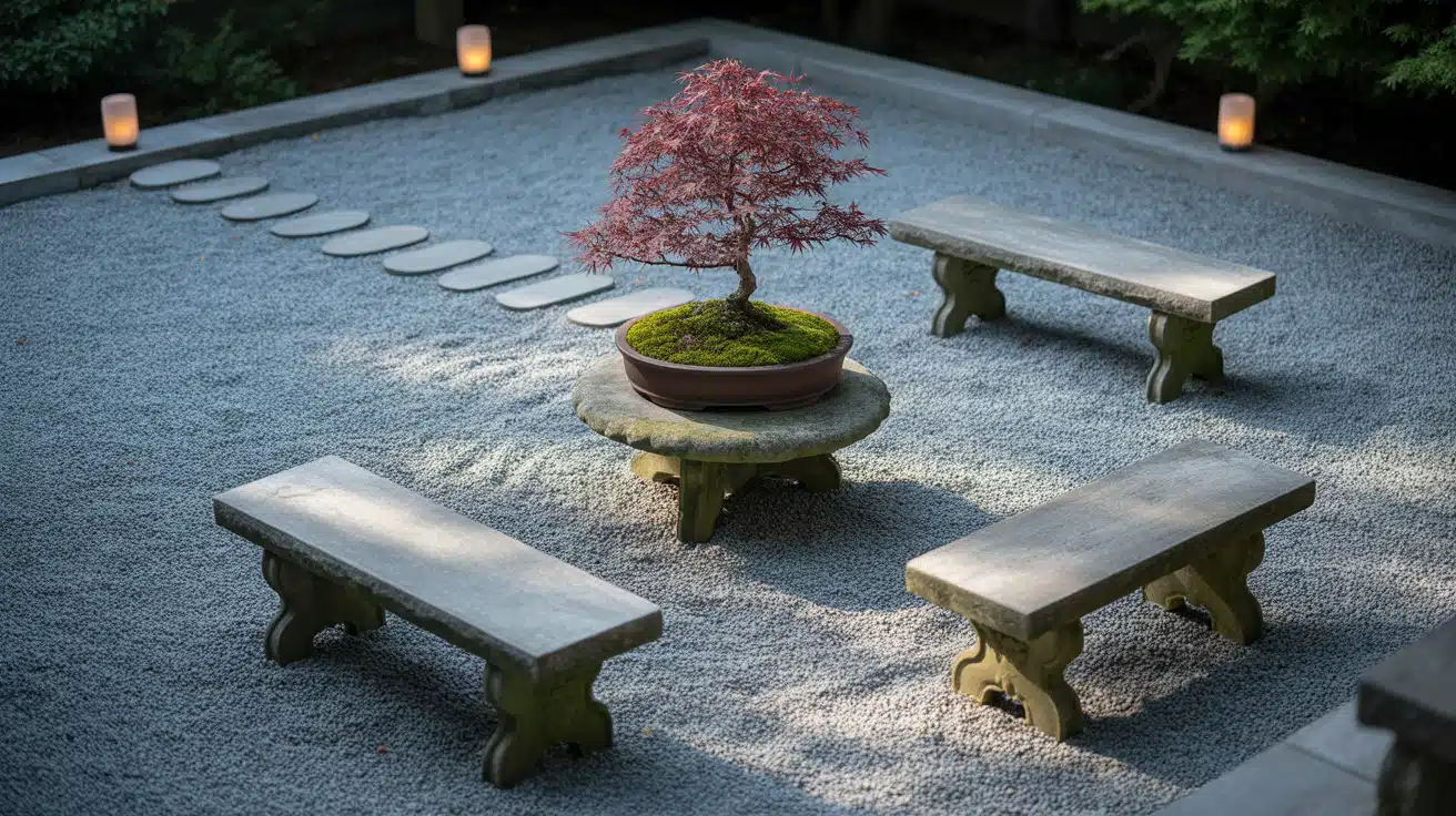 Zen Gravel Patio
