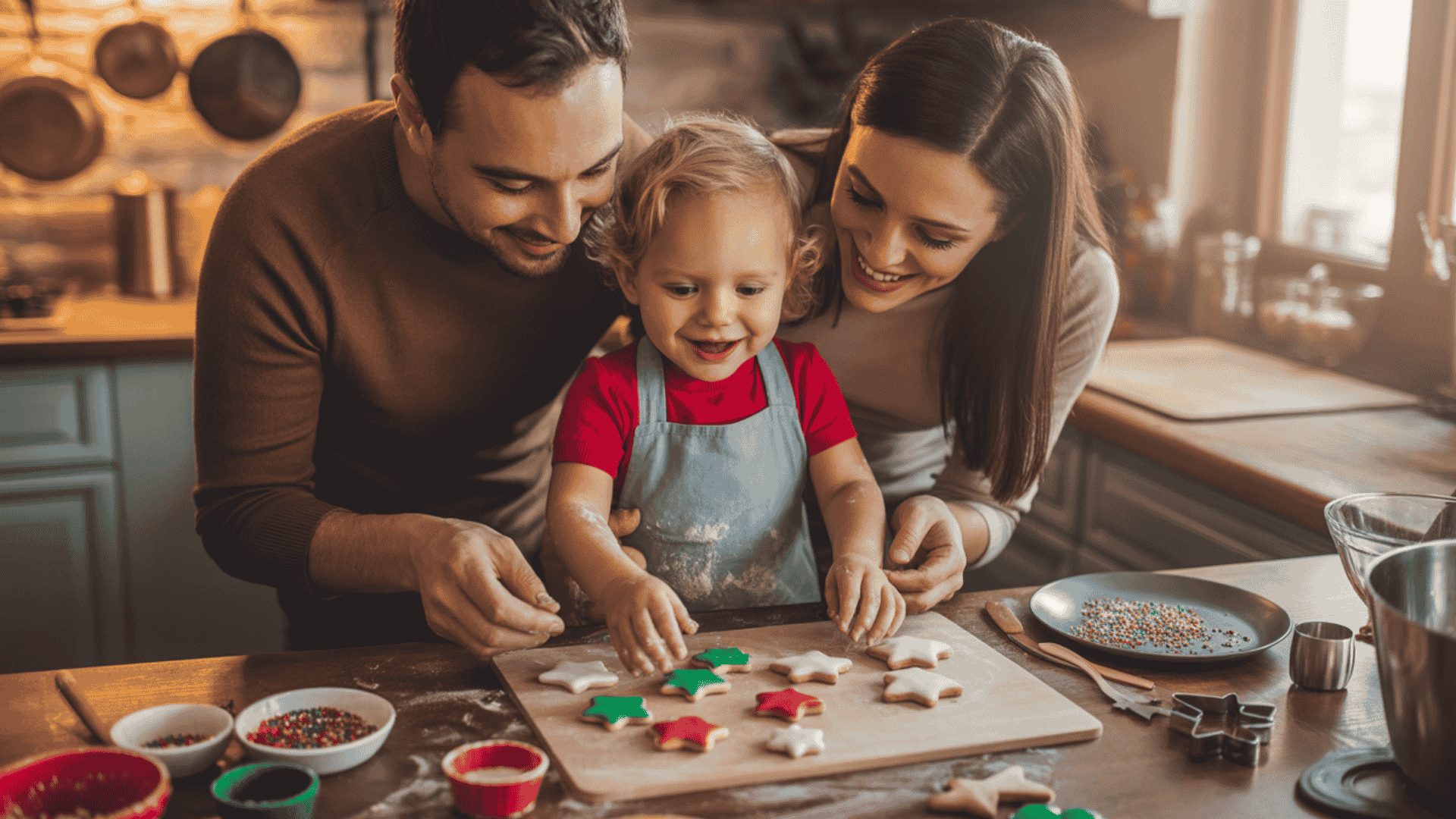 bake christmas cookies