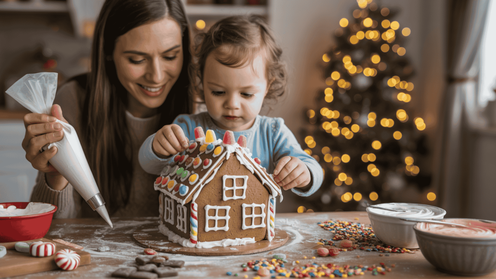 build a gingerbread house
