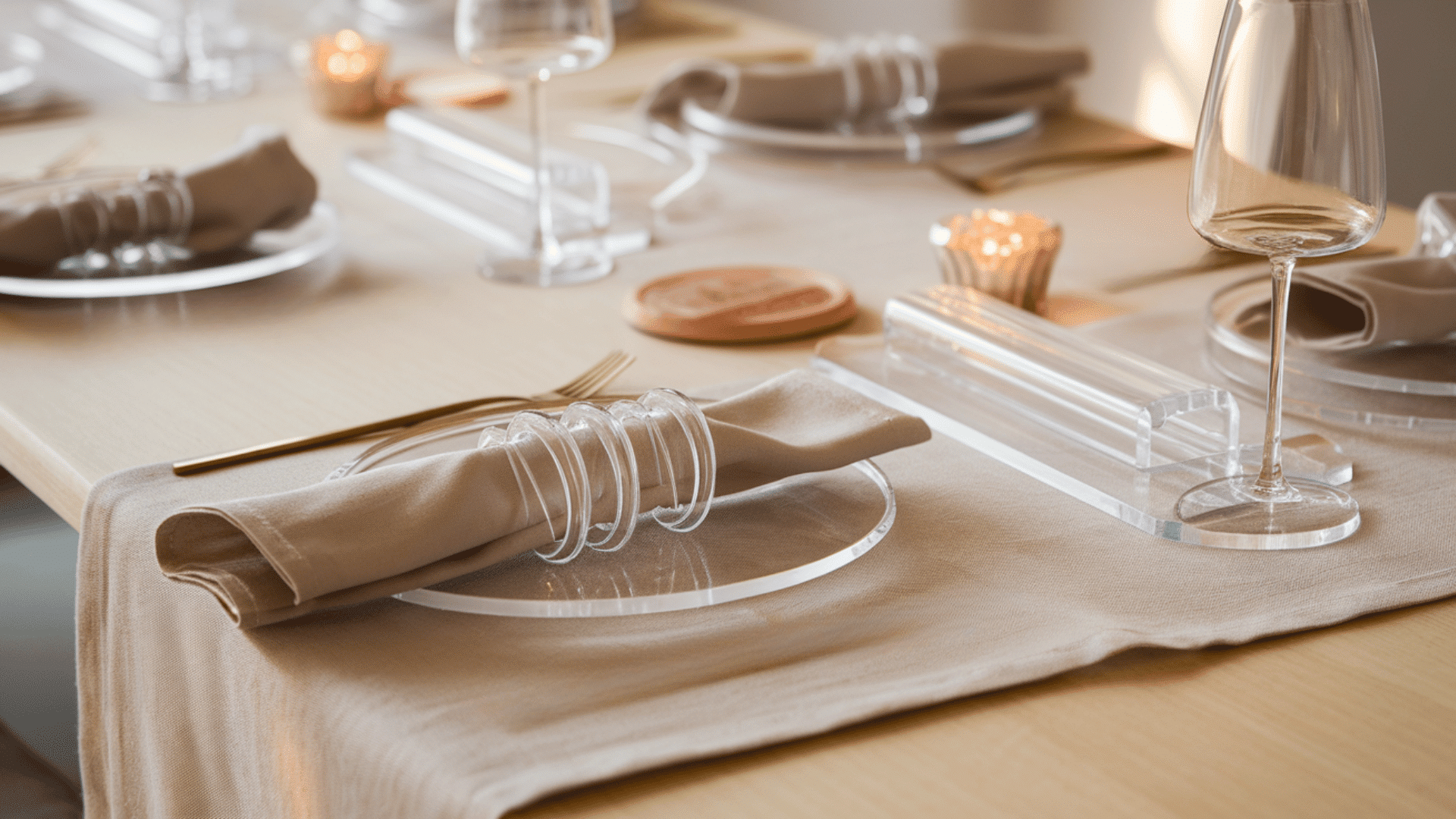 clear acrylic details