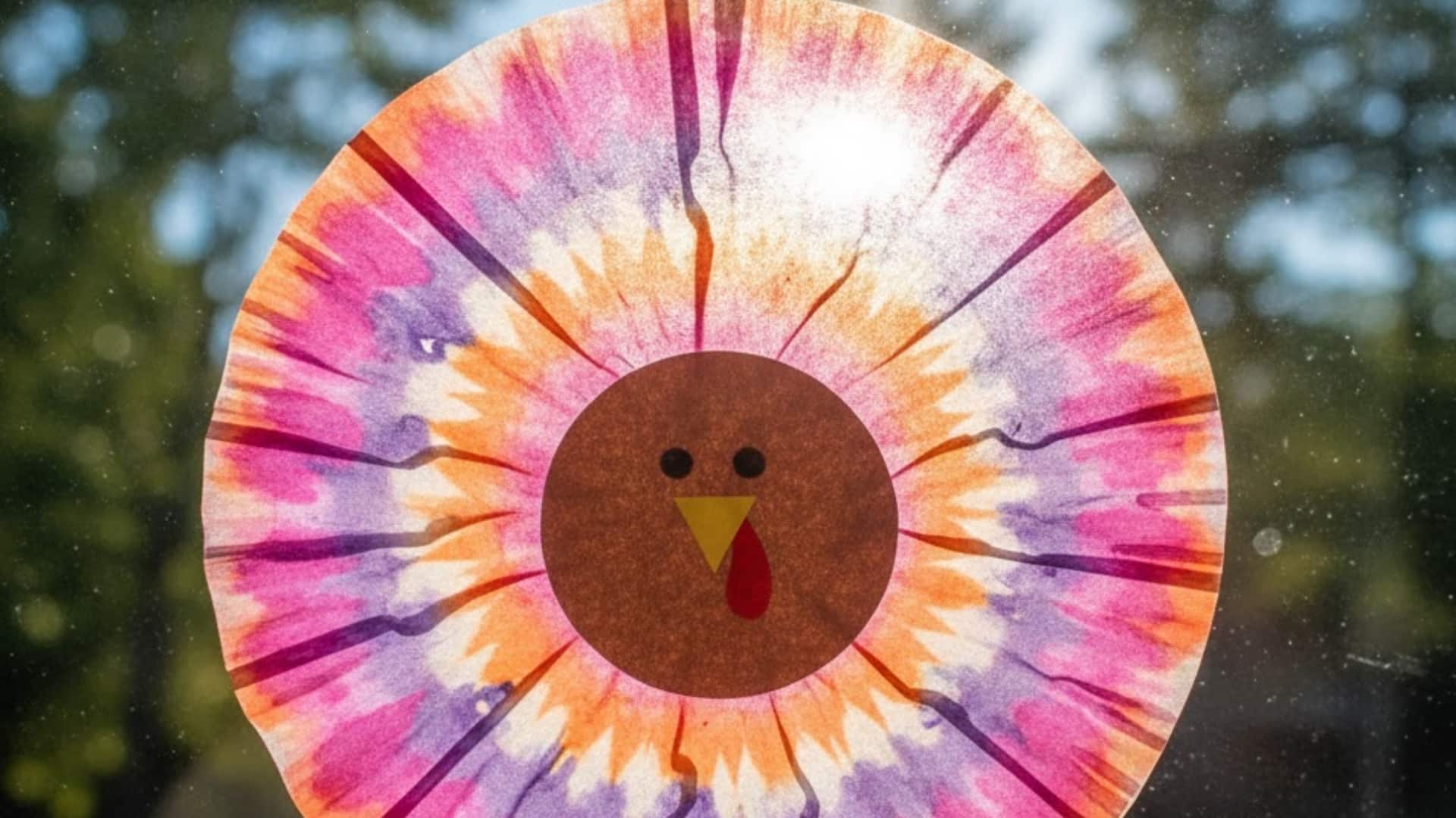 coffee filter turkey craft