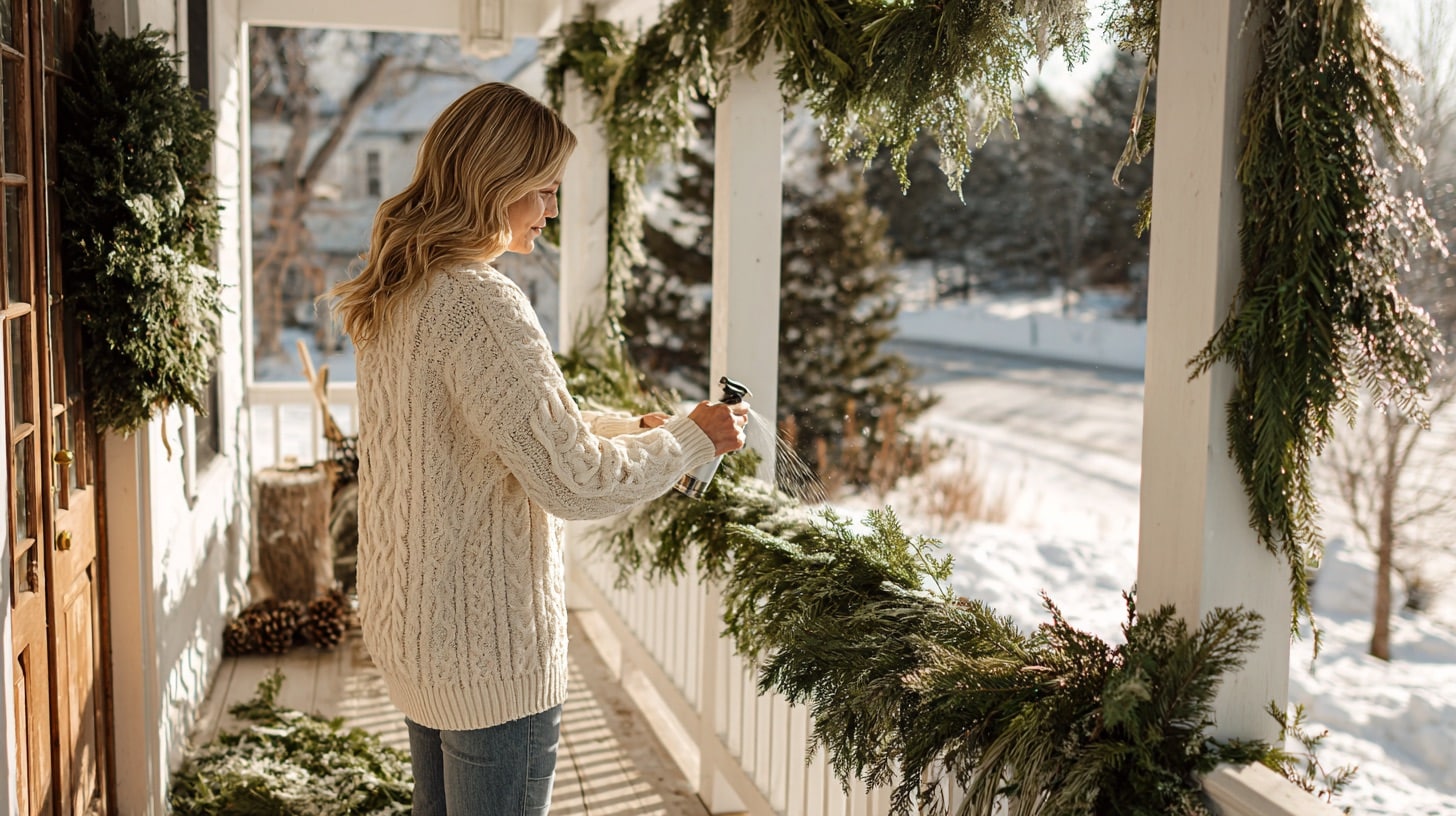 how to maintain your front porch throughout the holidays
