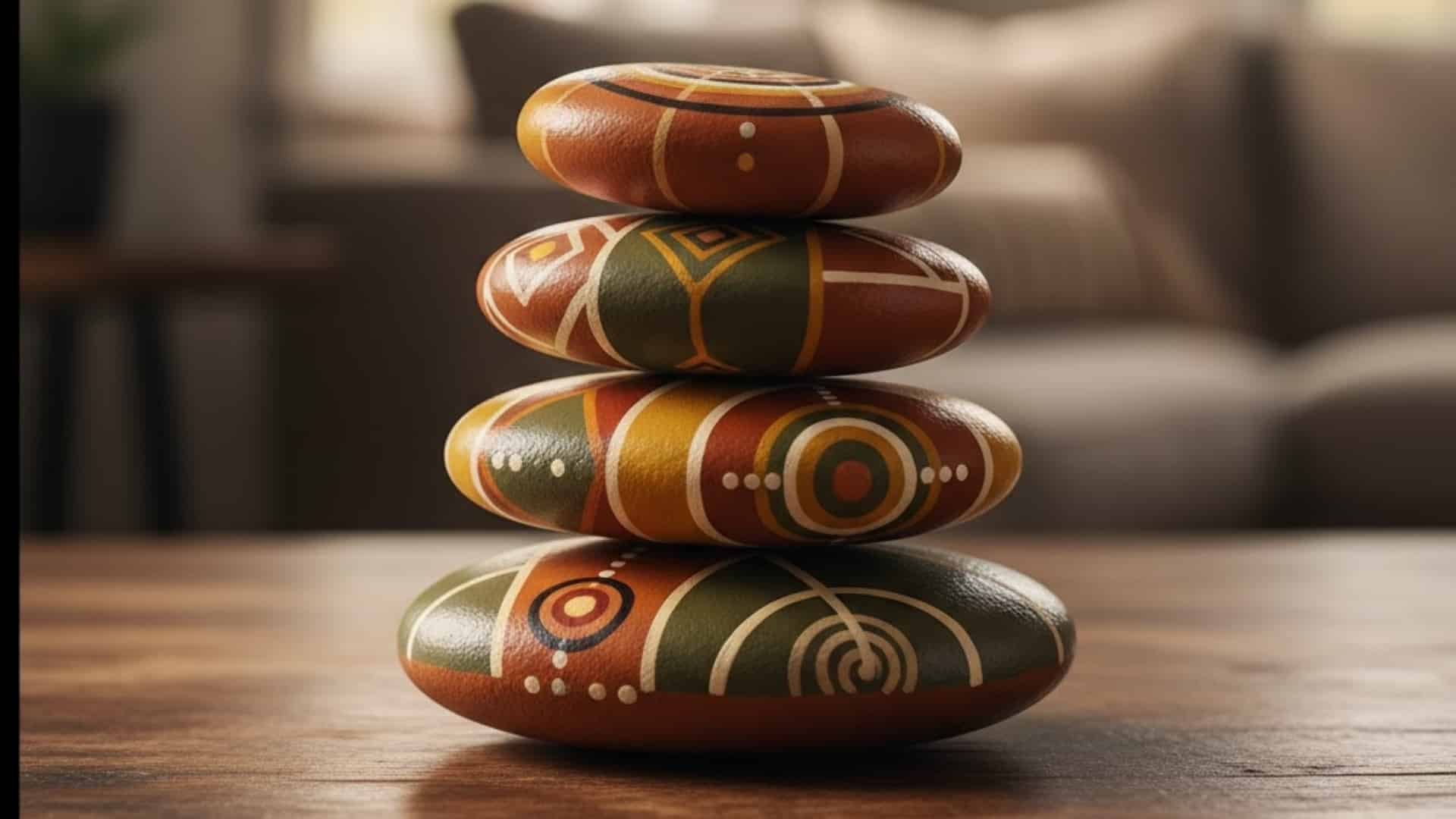 painted gratitude rocks