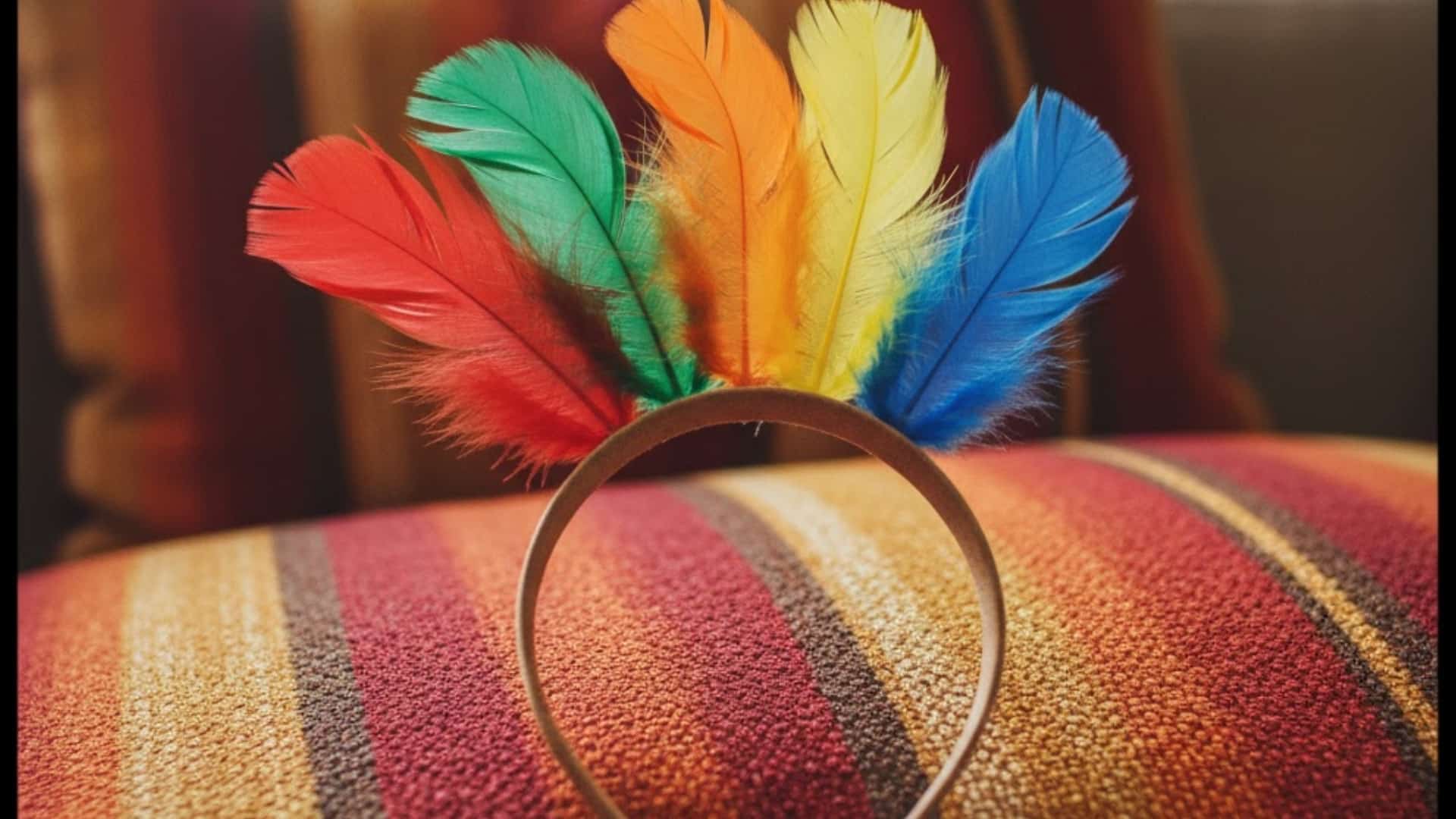 turkey feather headband 1