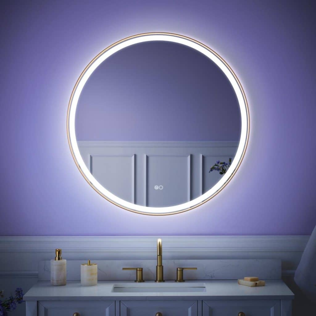 Which 36 Inch Mirror Complements Mid-Century Modern Bathroom Decor