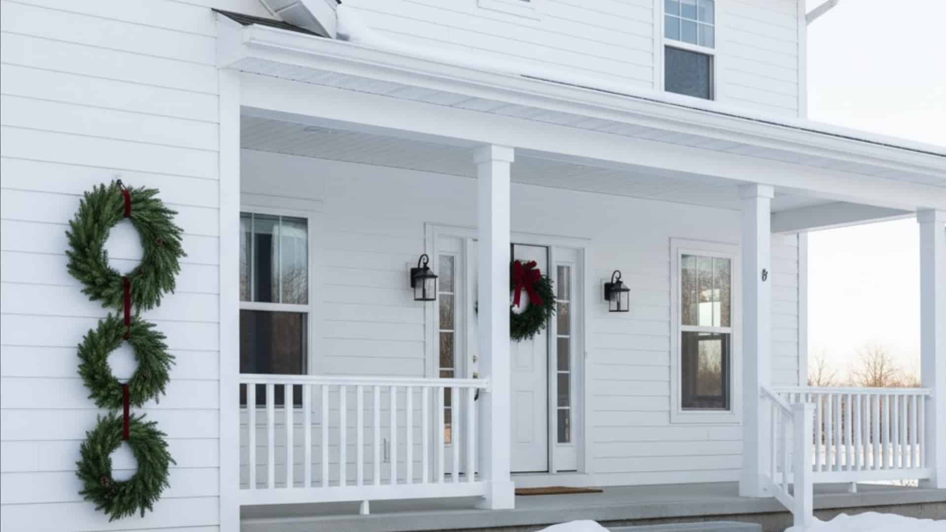 wall mounted wreath tower