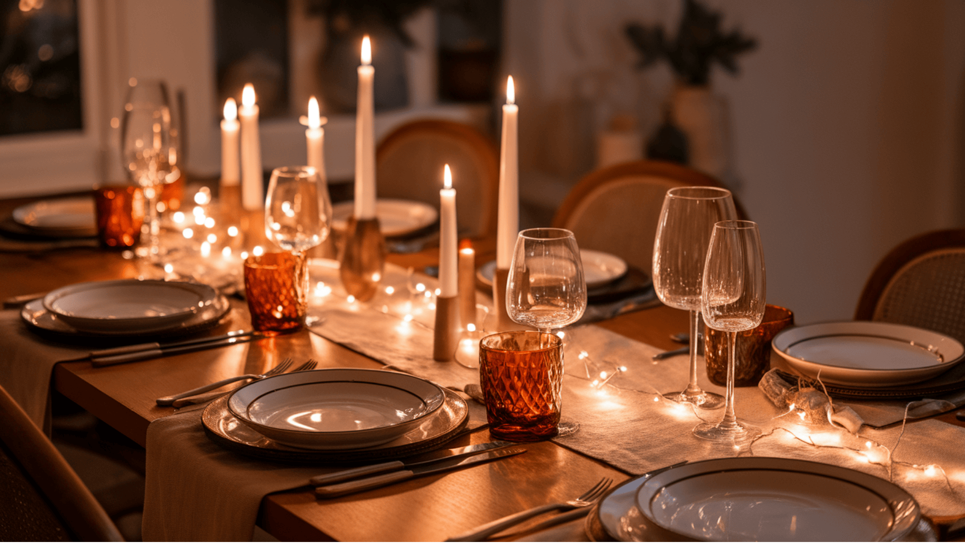 warm layered lighting