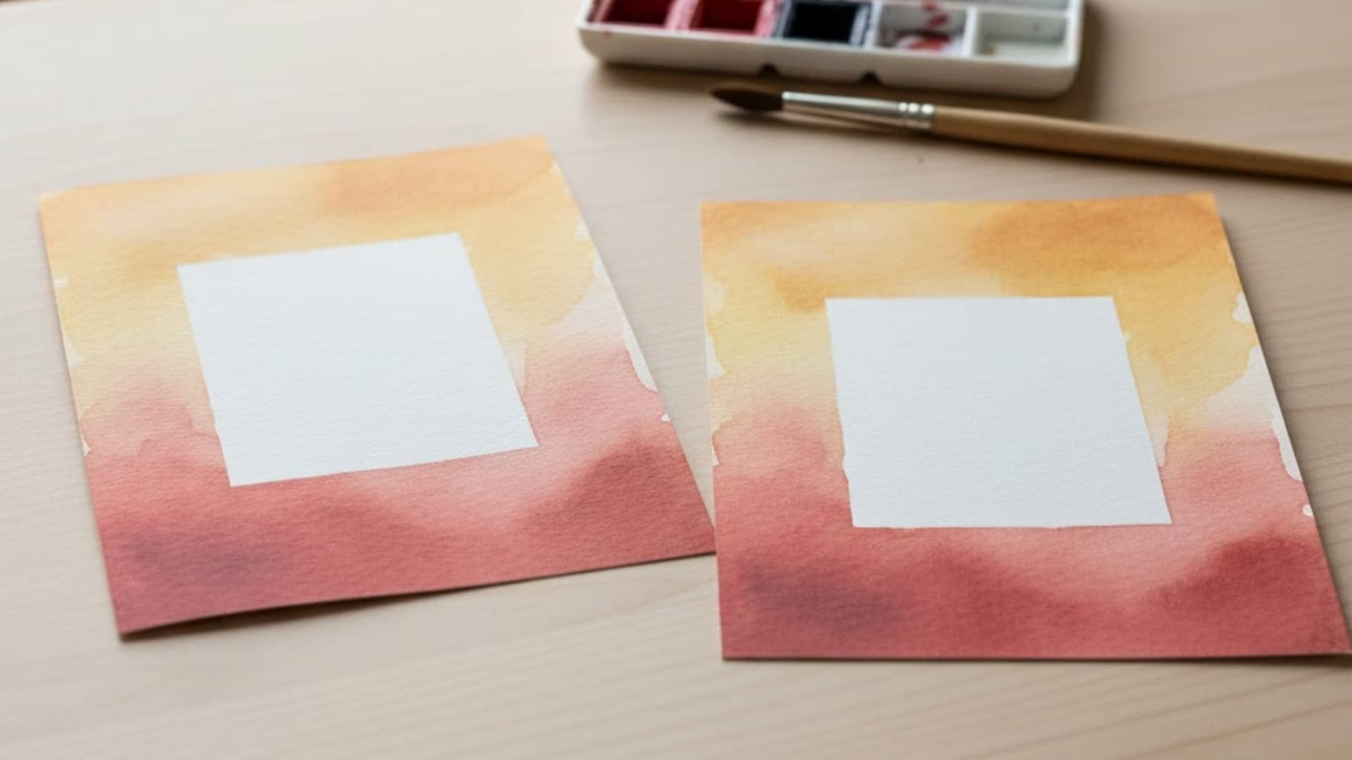 watercolor gratitude cards