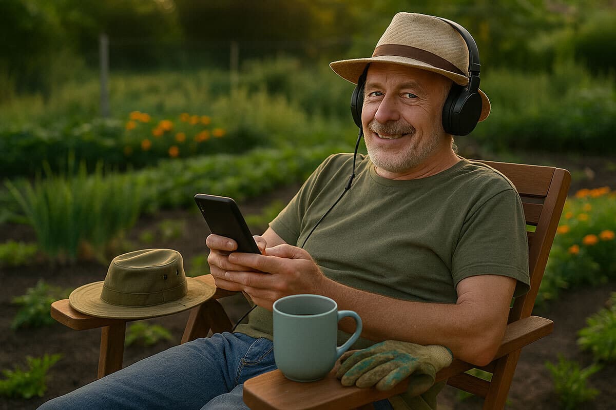Personal Devices Helping Garden Enthusiasts Relax