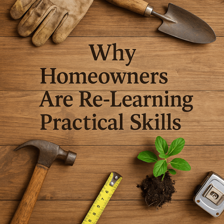 Why Homeowners Are Re-Learning Practical Skills