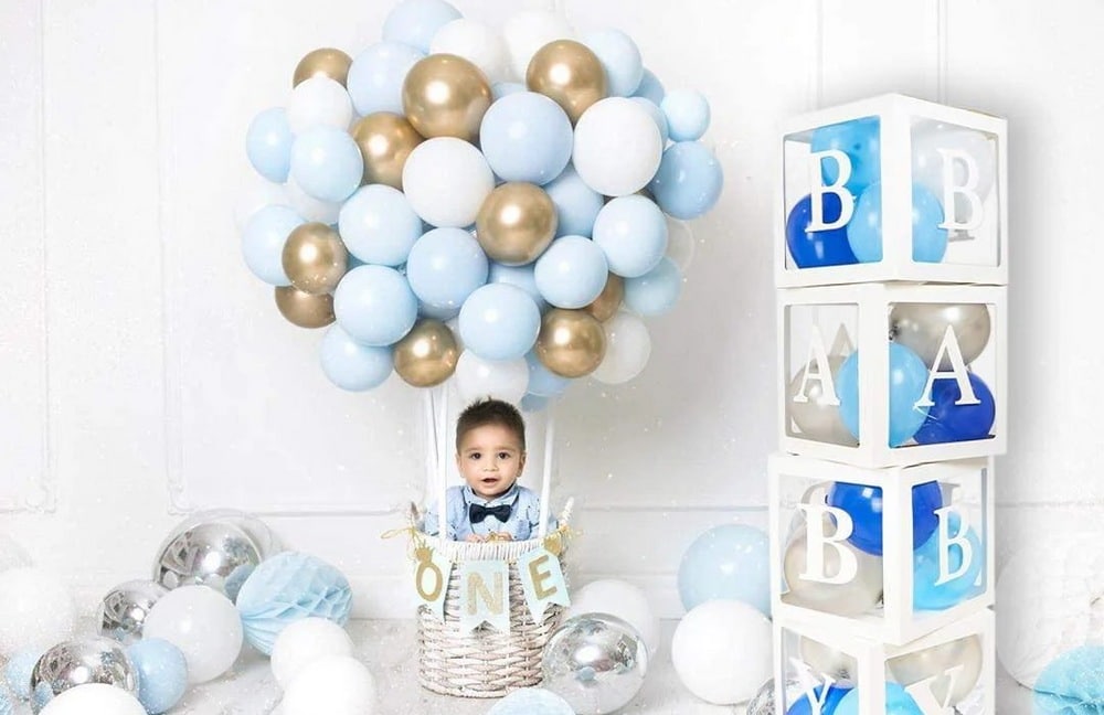 Top Balloon Ideas for a Baby Boy Shower or First Birthday