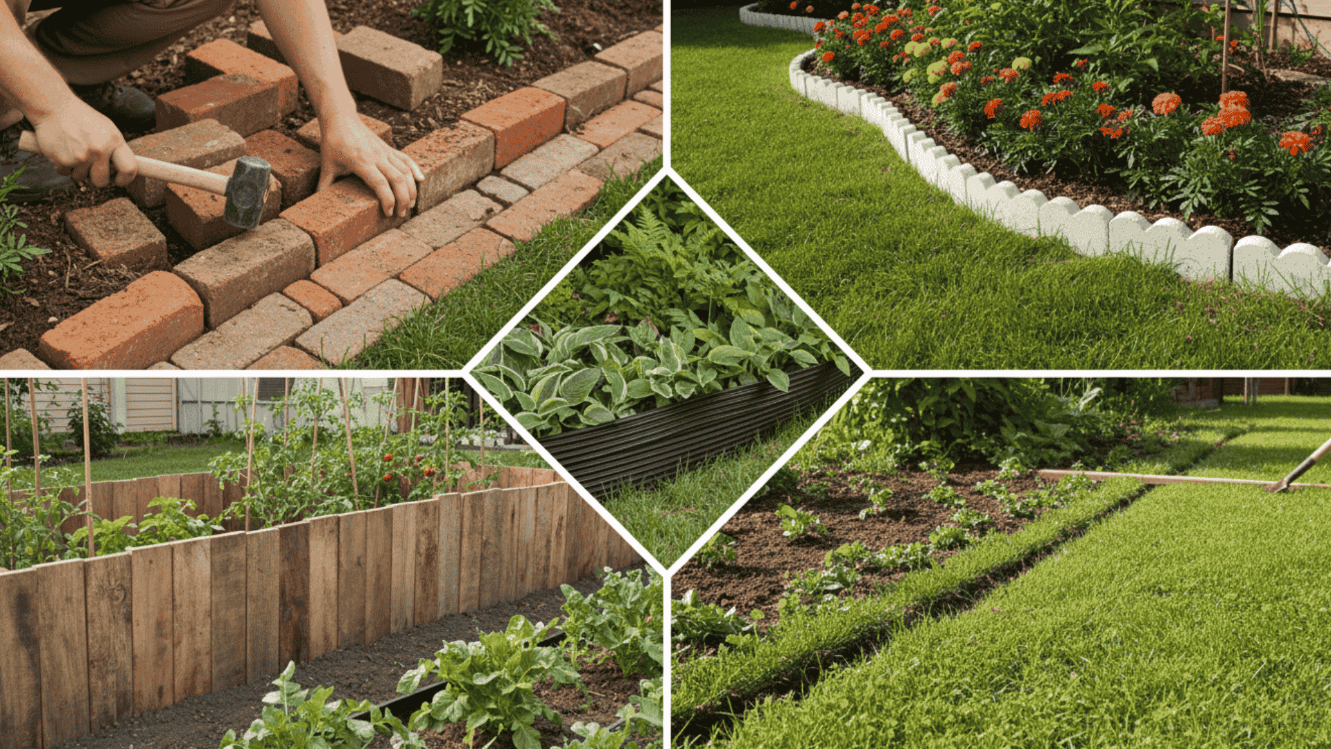 Budget Friendly and DIY Garden Edging Ideas
