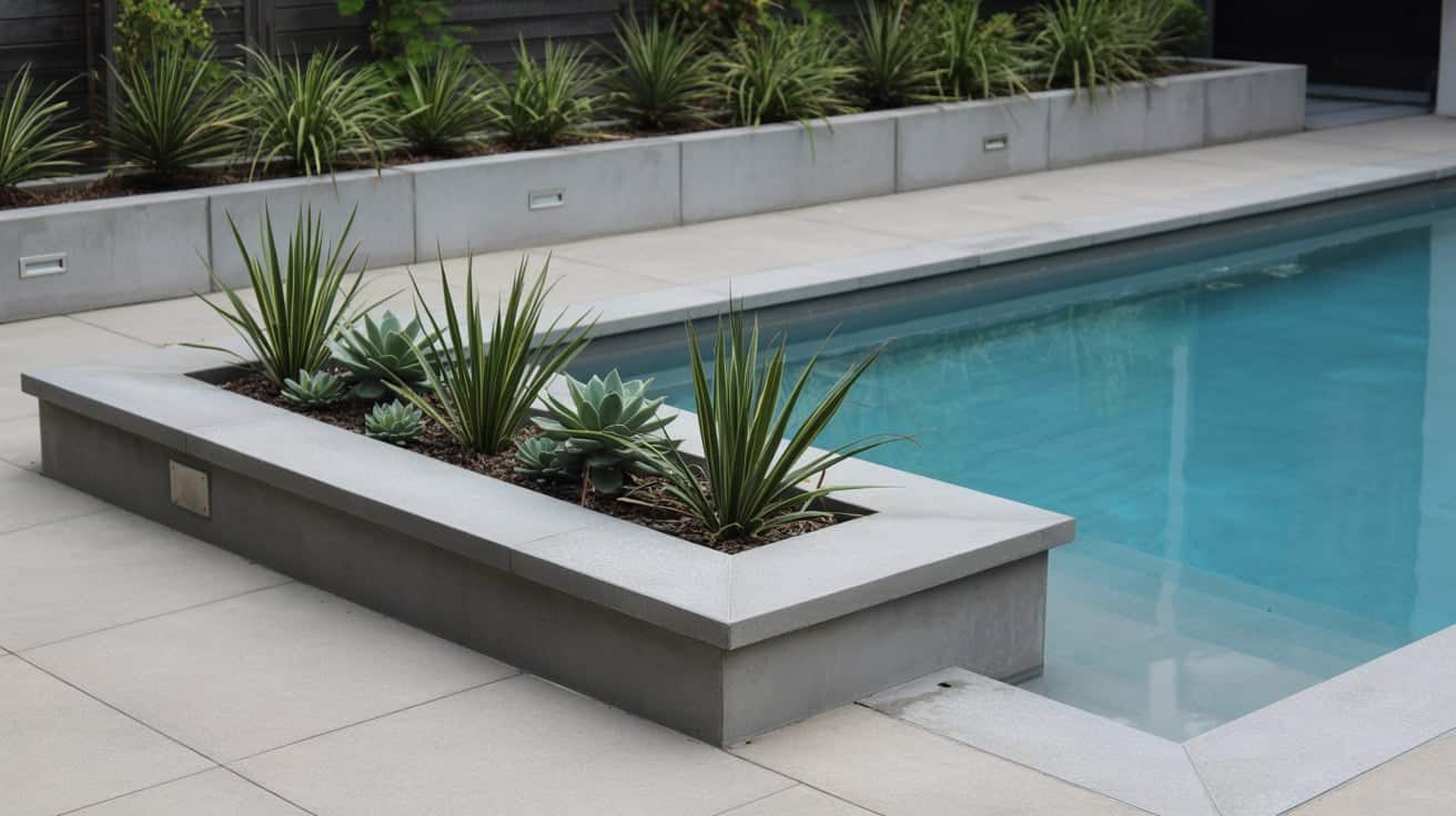 Built In Planter Boxes