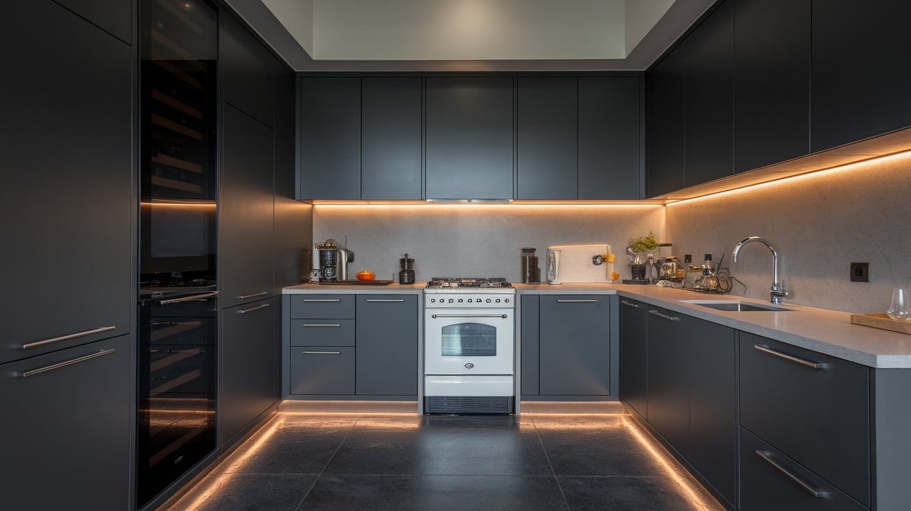 Charcoal Gray Kitchen