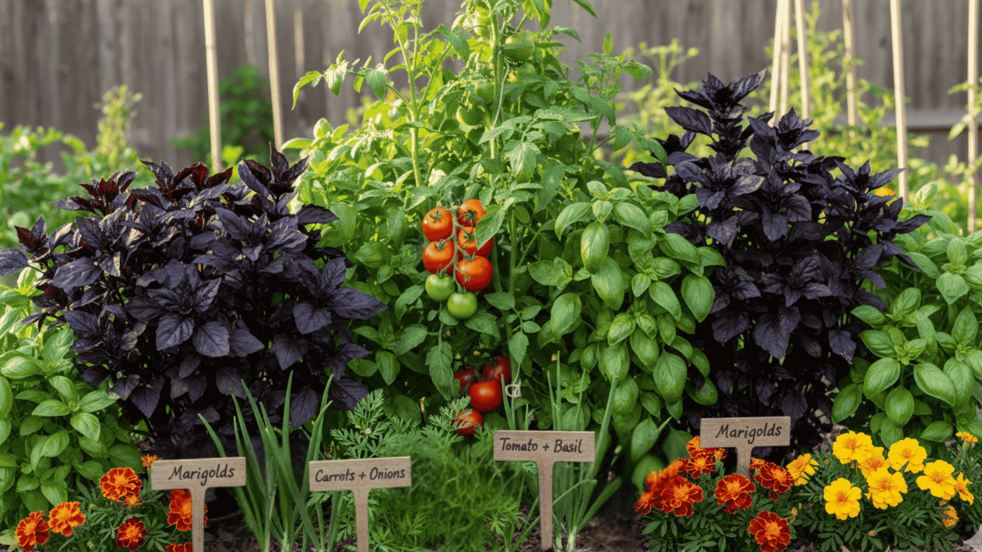 Companion Vegetable Backyard Garden