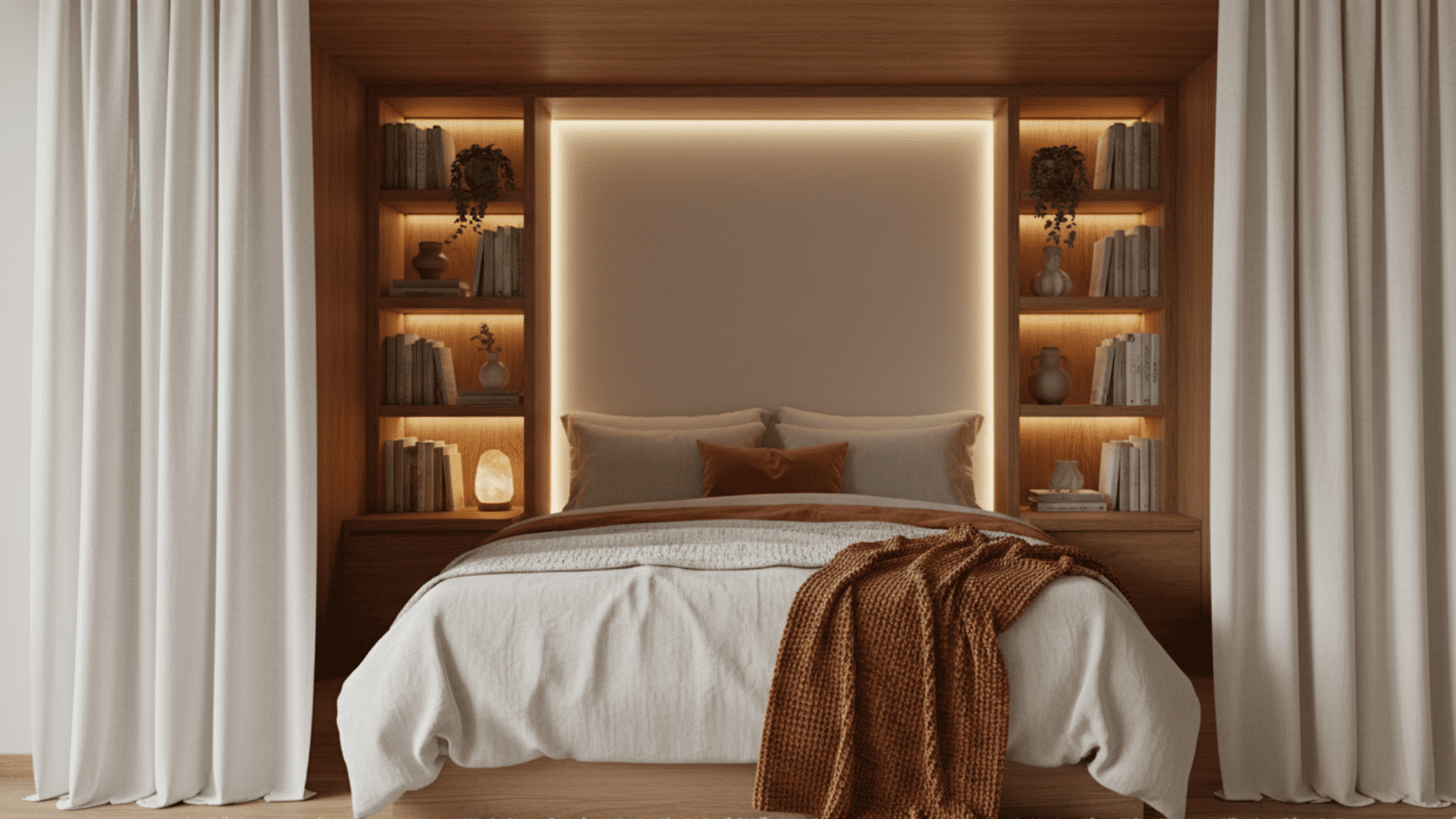 Cozy Bed Nook Design