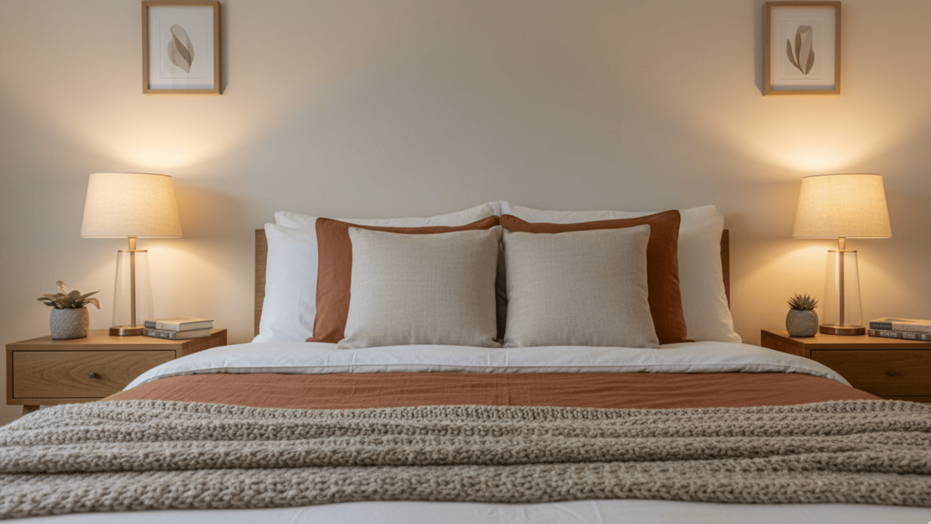 Cozy Bedside Lighting Setup