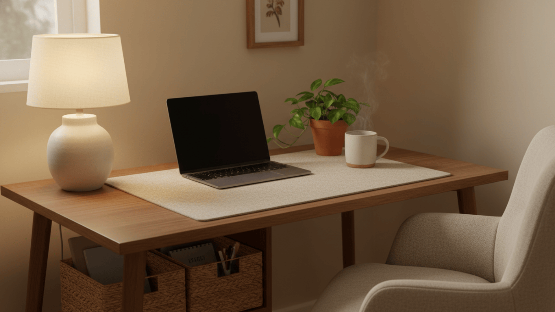 Cozy Desk Setup